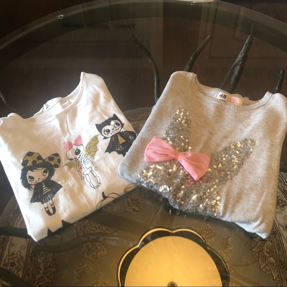 Two Holiday H&M Tops